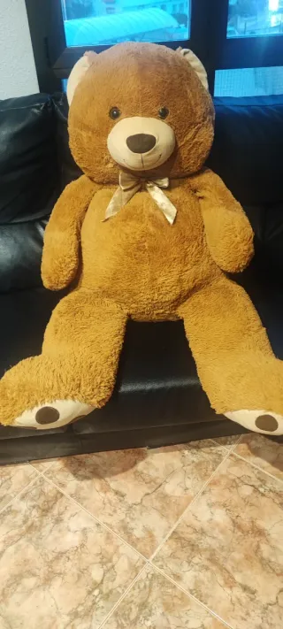Oso de peluche grande marrón