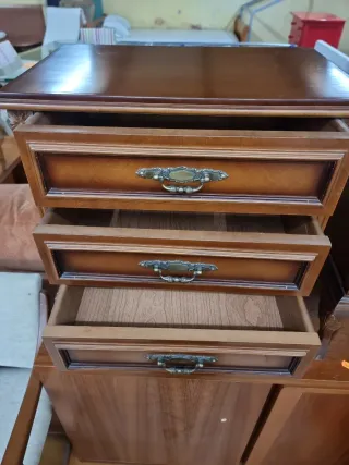 Mesillas de noche vintage madera