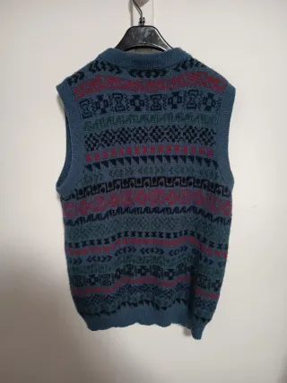 Gilet fantasia uomo taglia M