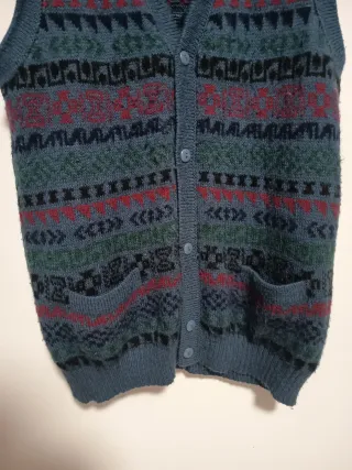 Gilet fantasia uomo taglia M