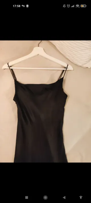 Vestido negro largo sirena