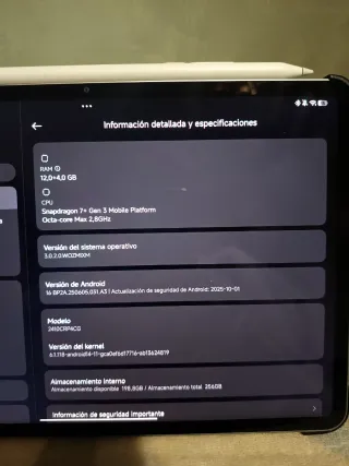 Xiaomi Pad 7 256GB + Lápiz Original