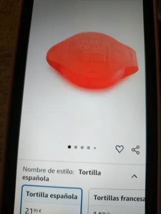 Molde Lekue Naranja Silicona