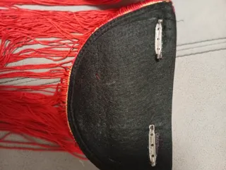 Hombreras Flamencas Rojas y Doradas