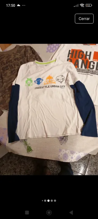 Lote 3 camisetas niño