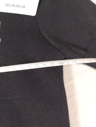 Maglia JELISJELIS nera con cuore AMOUR