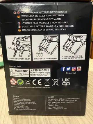 Laser tag 4 pistolas y chalecos juguete