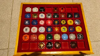 Lote de chapas de cava