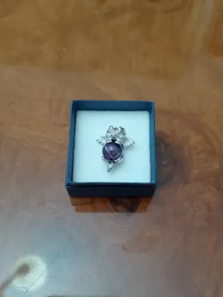 1 Colgante Dragón Plata Ley 925 con 5 Piedras