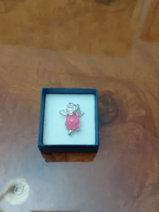 1 Colgante Dragón Plata Ley 925 con 5 Piedras