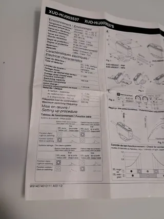 Telemecanique XUD H003537 Amplificador 12-24V DC