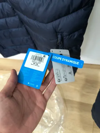 Abrigo Columbia Plumas Azul Talla M Nuevo