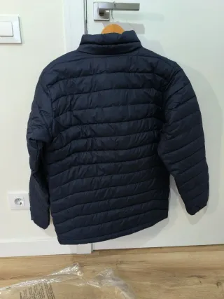 Abrigo Columbia Plumas Azul Talla M Nuevo