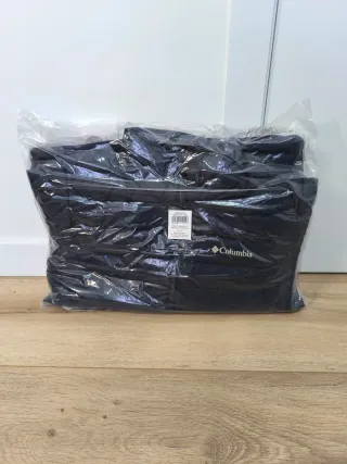 Abrigo Columbia Plumas Azul Talla M Nuevo