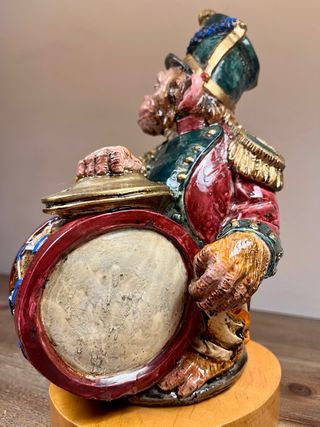 Figura de mono músico de Circo estilo siglo XIX