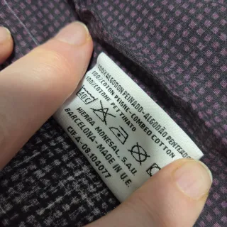 Juego funda nórdica rayas beige y morado