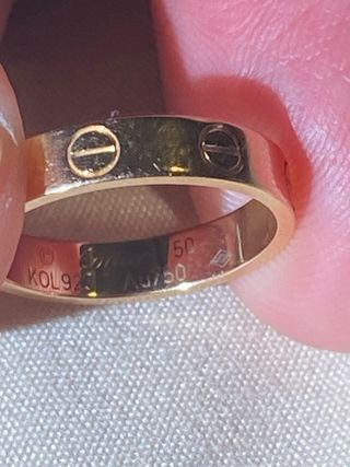 Anillo Cartier Oro Rosa