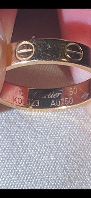 Anillo Cartier Oro Rosa