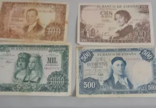 Lotes de Billetes Antiguos Españoles