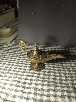 Porta incienso latón/bronce decorado