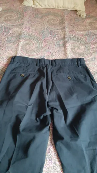 Pantalón chino slim azul