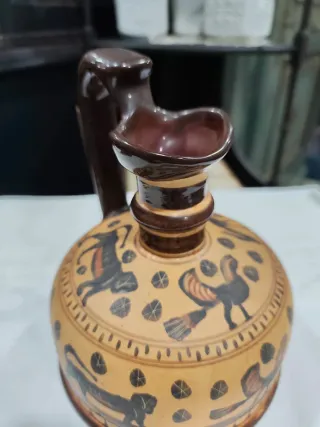 Jarrón cerámica griega antiguo. A. XIPOLIAS.