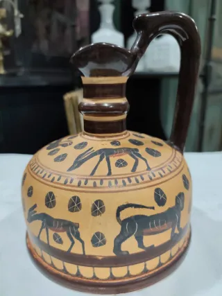 Jarrón cerámica griega antiguo. A. XIPOLIAS.