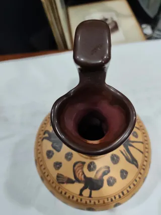 Jarrón cerámica griega antiguo. A. XIPOLIAS.
