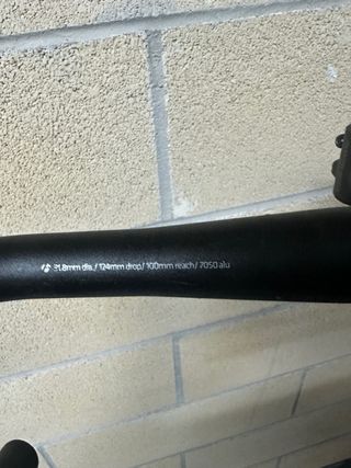 Manillar y potencia aluminio carretera Bontrager