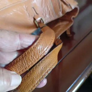 Bolso Piel Purificación García Marrón anaranjado