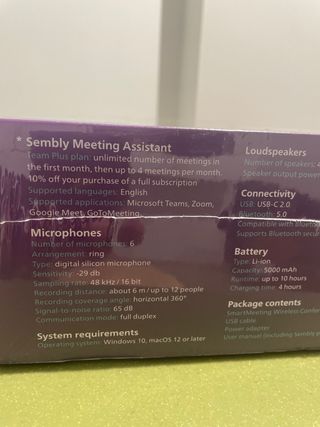 Philips SmartMeeting Micrófono Inalámbrico PSE0501