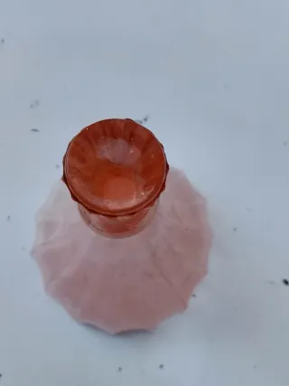 Bottiglia profumo antica anni '40 rosa