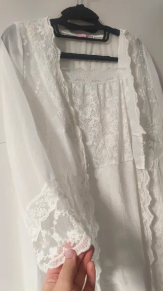Conjunto Novia Encaje Blanco
