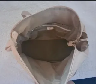 Borsa Zippo color panna