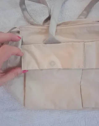 Borsa Zippo color panna