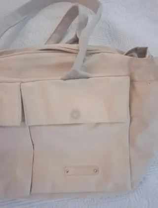 Borsa Zippo color panna