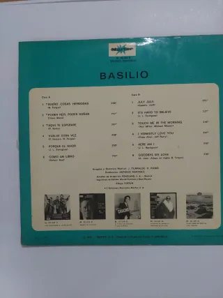 Disco Vinilo Basilio Latino