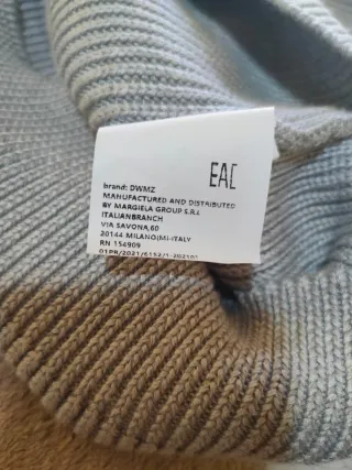 Maison Margiela Jersey Cremallera Gris