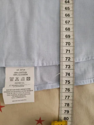 Camisa de vestir azul