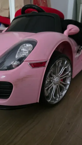 Coche eléctrico infantil rosa
