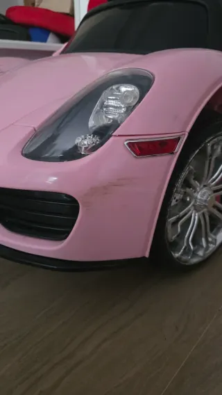 Coche eléctrico infantil rosa