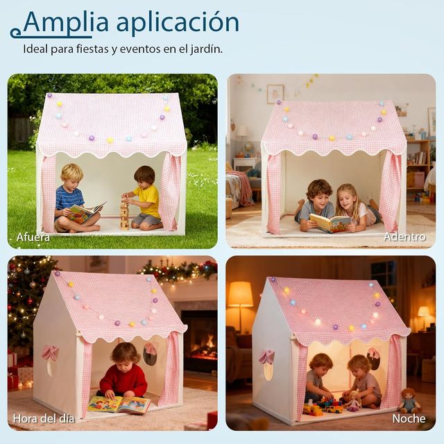 Tienda Tipi Infantil con Luces LED