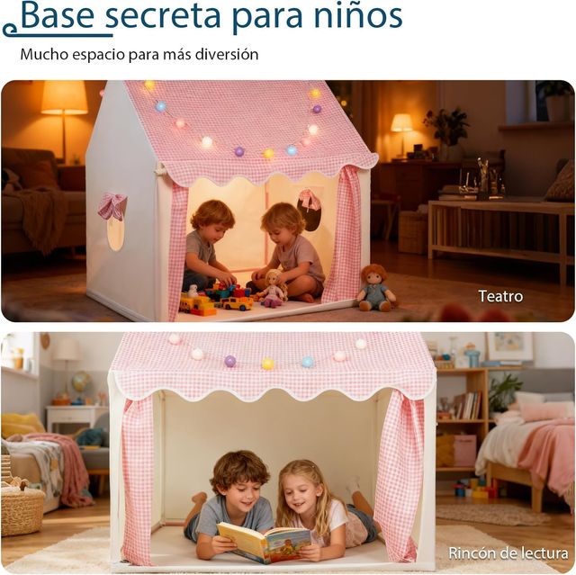 Tienda Tipi Infantil con Luces LED