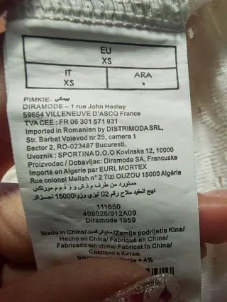 2 magliette Pimkie nere e bianche