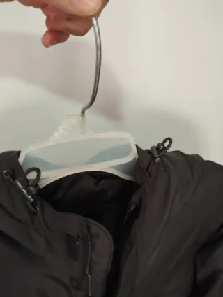 Chaqueta Anorak Pull&Bear Negra Talla M