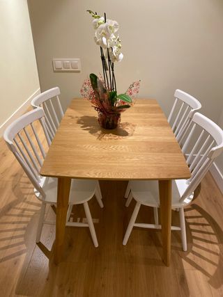 Mesa comedor extensible 4-6 personas