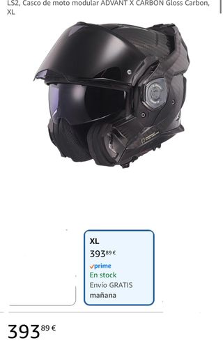 Casco Moto Modular LS2 Advant X Carbon XL