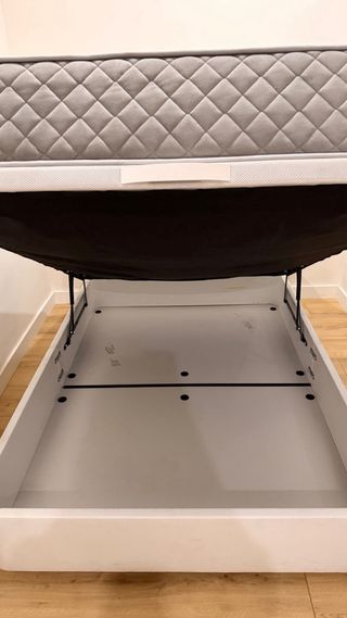 Cama canapé abatible + colchón + cabecero