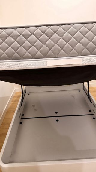 Cama canapé abatible + colchón + cabecero