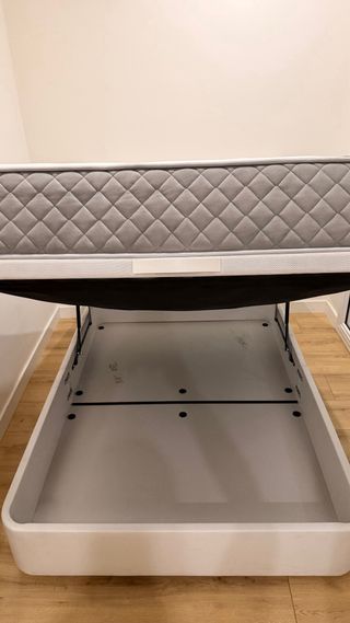 Cama canapé abatible + colchón + cabecero